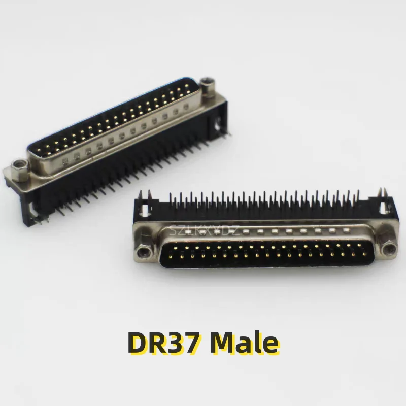 

5PCS/LOT DB37 DR37 Male/DR37 Female Welded plate bend seat Welded plate plug-in type Serial VGA socket