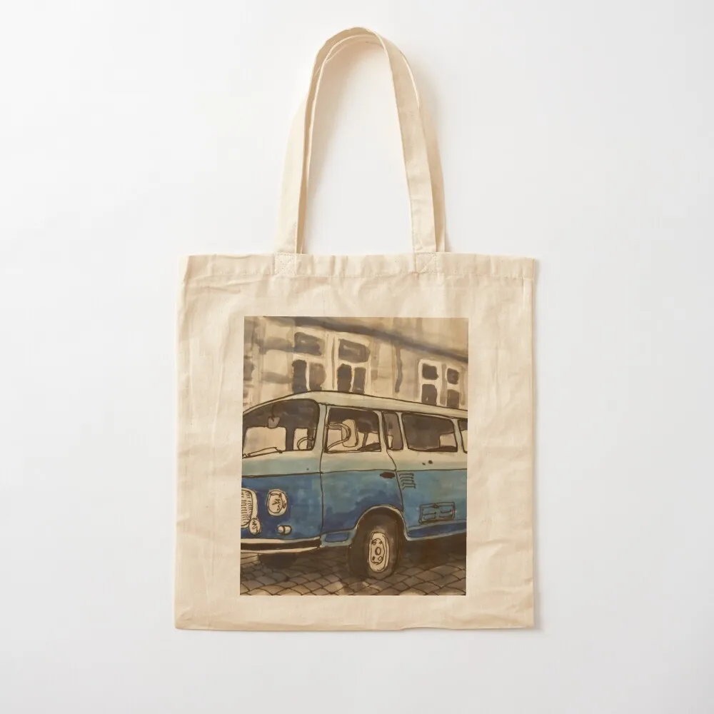 

Iconic old Barkas bus Tote Bag custom tote bag woman shopping bag Custom handbag Canvas Tote