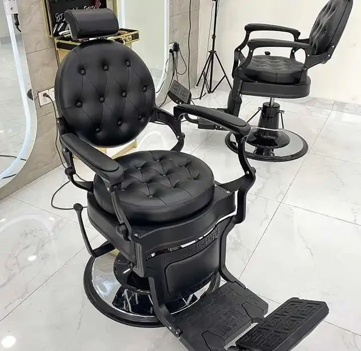 MORE DESIGN new design Hairdressing Hair Reclining Hydraulic Vintage Shop Furniture Beauty Salon Styling Barber Chair