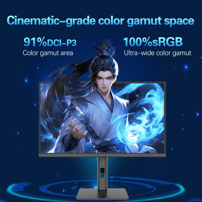 Factory Wholesale 27 Inch 4K Office Monitor 1K IPS 16:9  HDR600 Dual Mode Switching Game Display