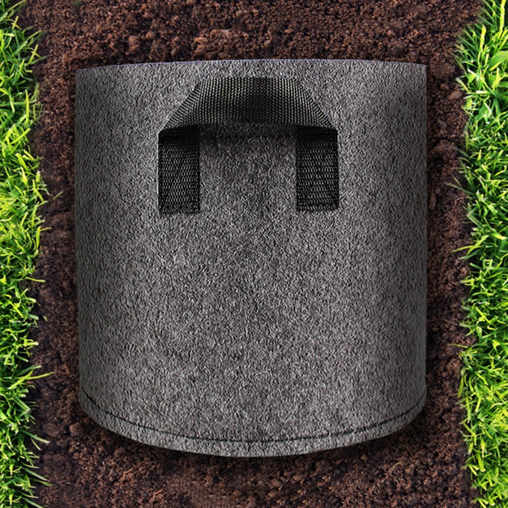 

7 Gallon Fabric Grow Bags Planting Bucket Root Aeration Non-Woven Container Heavy Duty Nursery Bag Breathable Garden