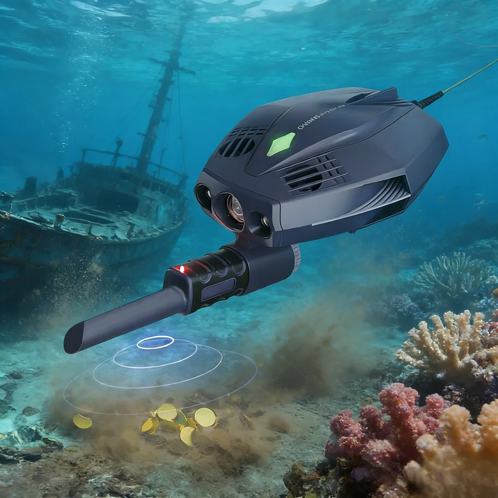 ,Salvage, and Metal Detection Explore Underwater with HD, Ideal for Underwater Exploration