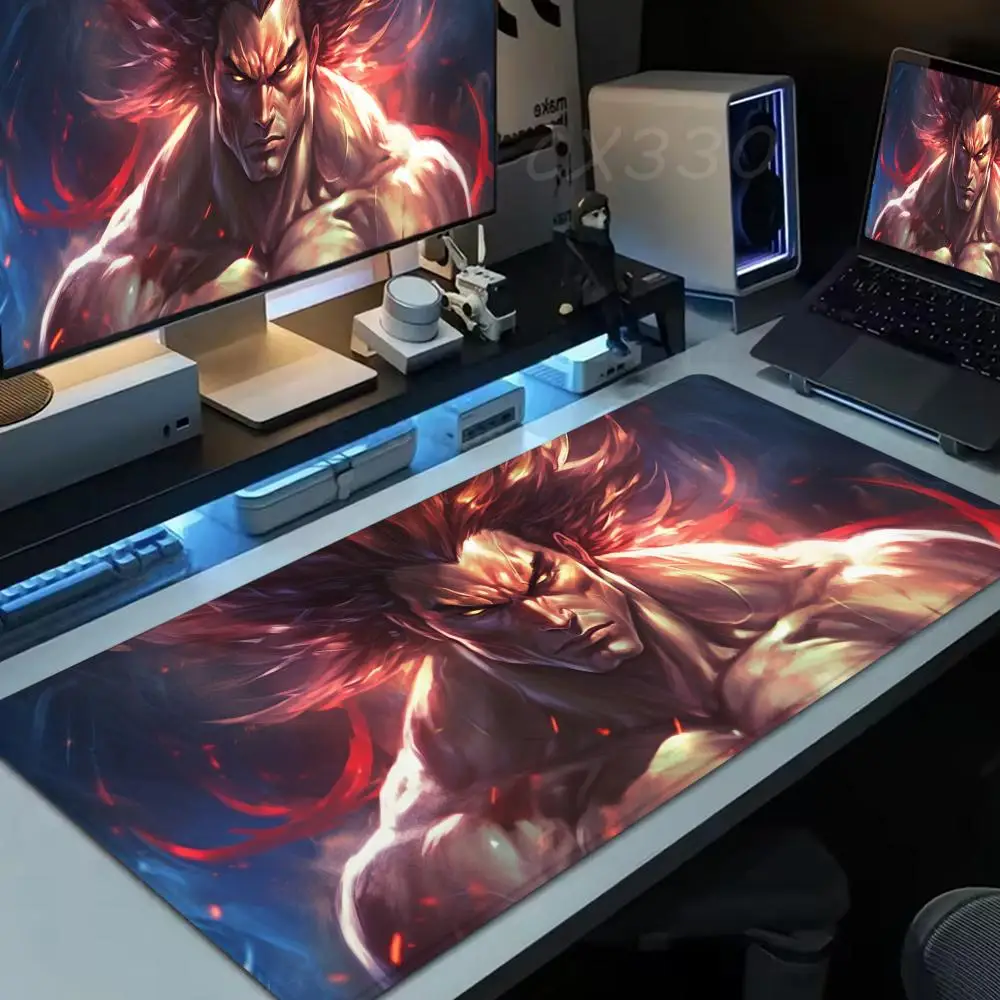 

Anime baki hanma Mouse Pad Large Computer Mousepad Office Accessories XXL Pc Gamer Non-slip Deskmat Keyboard Rubber Game