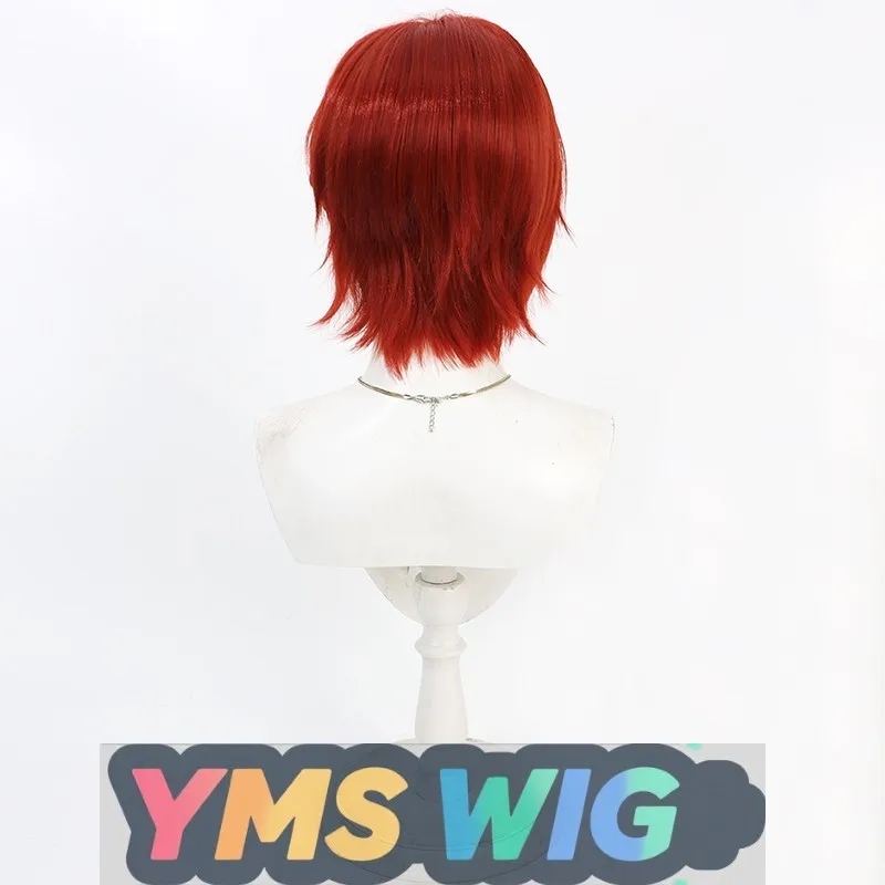 【YMS WIG】Twisted Wonderland Little Mermaid Riddle Cosplay Perücke mit Haaroberteil, schwarze Highlights