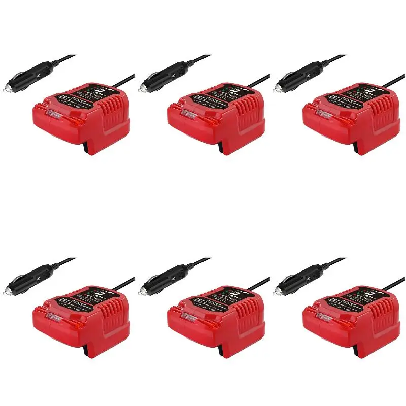 6Pack X(Car Charger for 18V Battery Replacement Portable Mini Quick Charger Lighter Plug