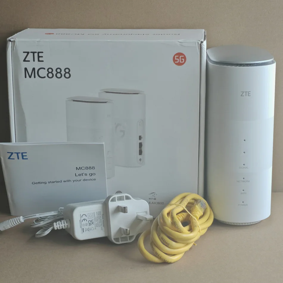 Unlocked ZTE MC888 Home Router Cat19 LTE Modem WiFi 6 3600Mbps 5G CPE Mesh Routers Sim Card WiFi Hotspot Routers