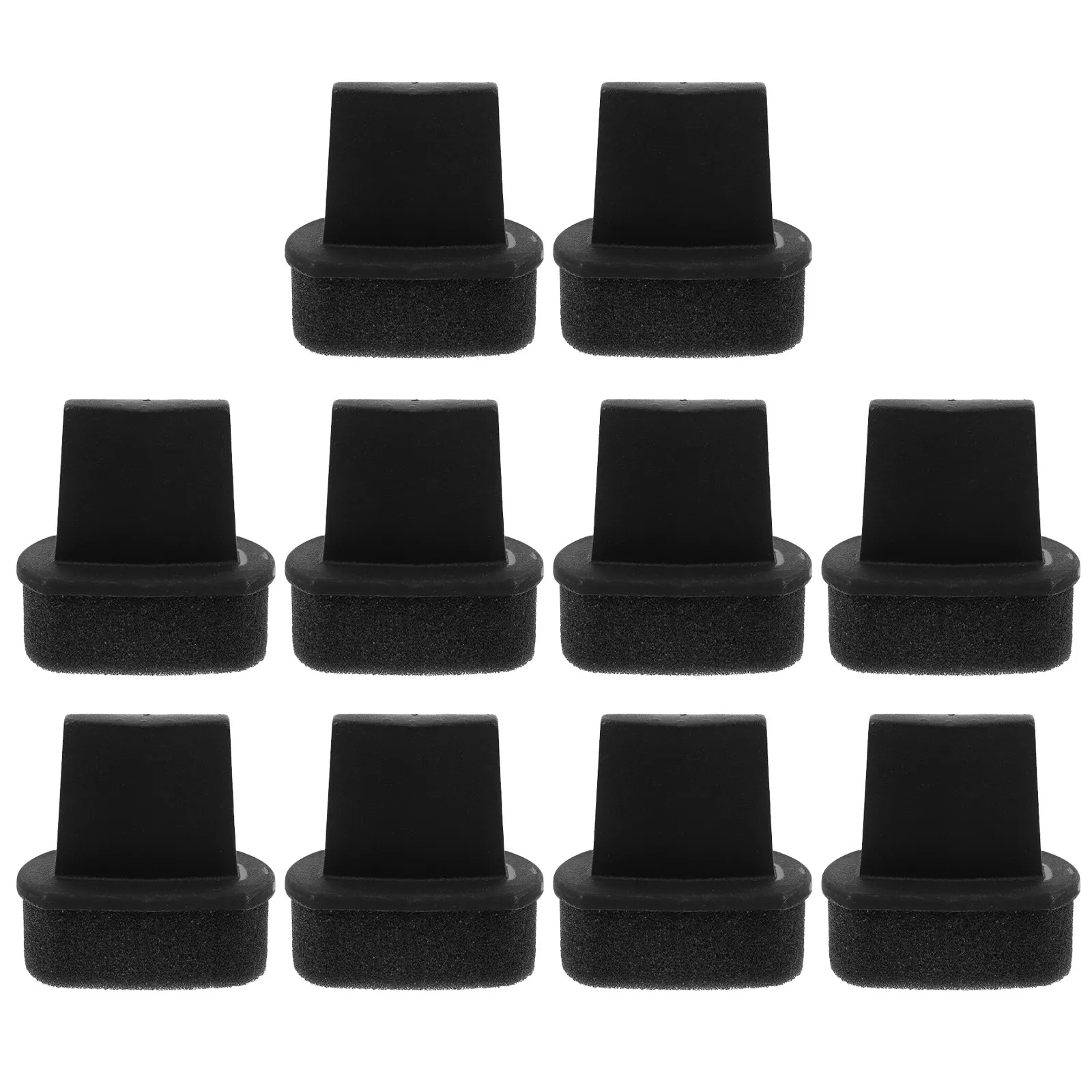 10Pcs Sponge Applicator Brushes Reusable Paint Sponges for Shoe Repair Car Interior Cleaning Sofa Painting Watercolor Acrylics