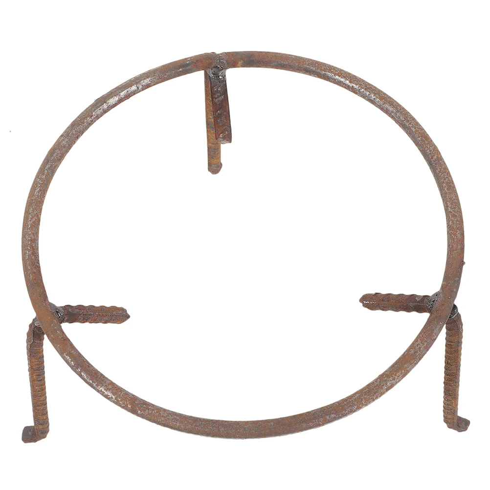 

Tripod Stove Stand Camping Fire Pit Rack Outdoor Pot Holder Multi Function Iron Pan Rack Reusable Wok Holder Stable