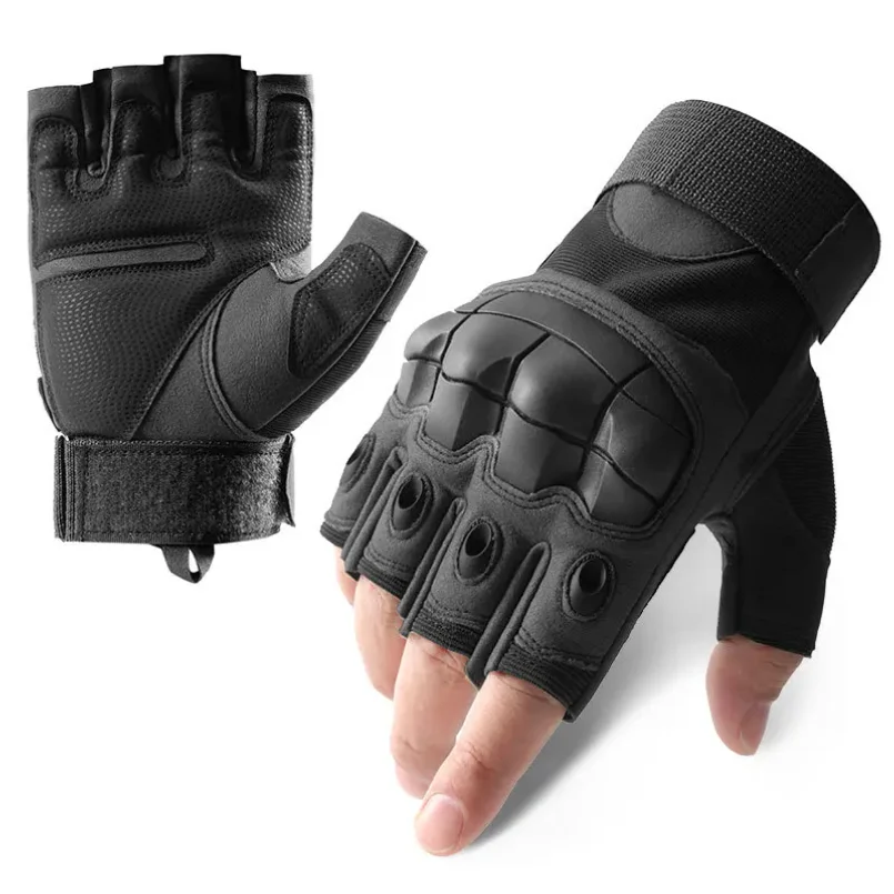

Cycling Tactical Gloves Men Women Half Finger Soft Shell Gloves Spring Summer Training Combat Protection Motorcycle Gloves
