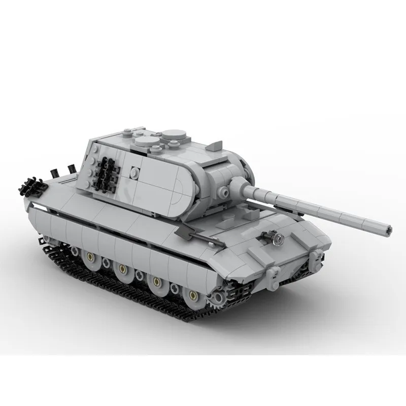 Military Heavy Tank Panzer LMV Type 2 Building Blocks German WW2 Soldier Police Army Weapons Bricks Kids Toy Gifts for Adults