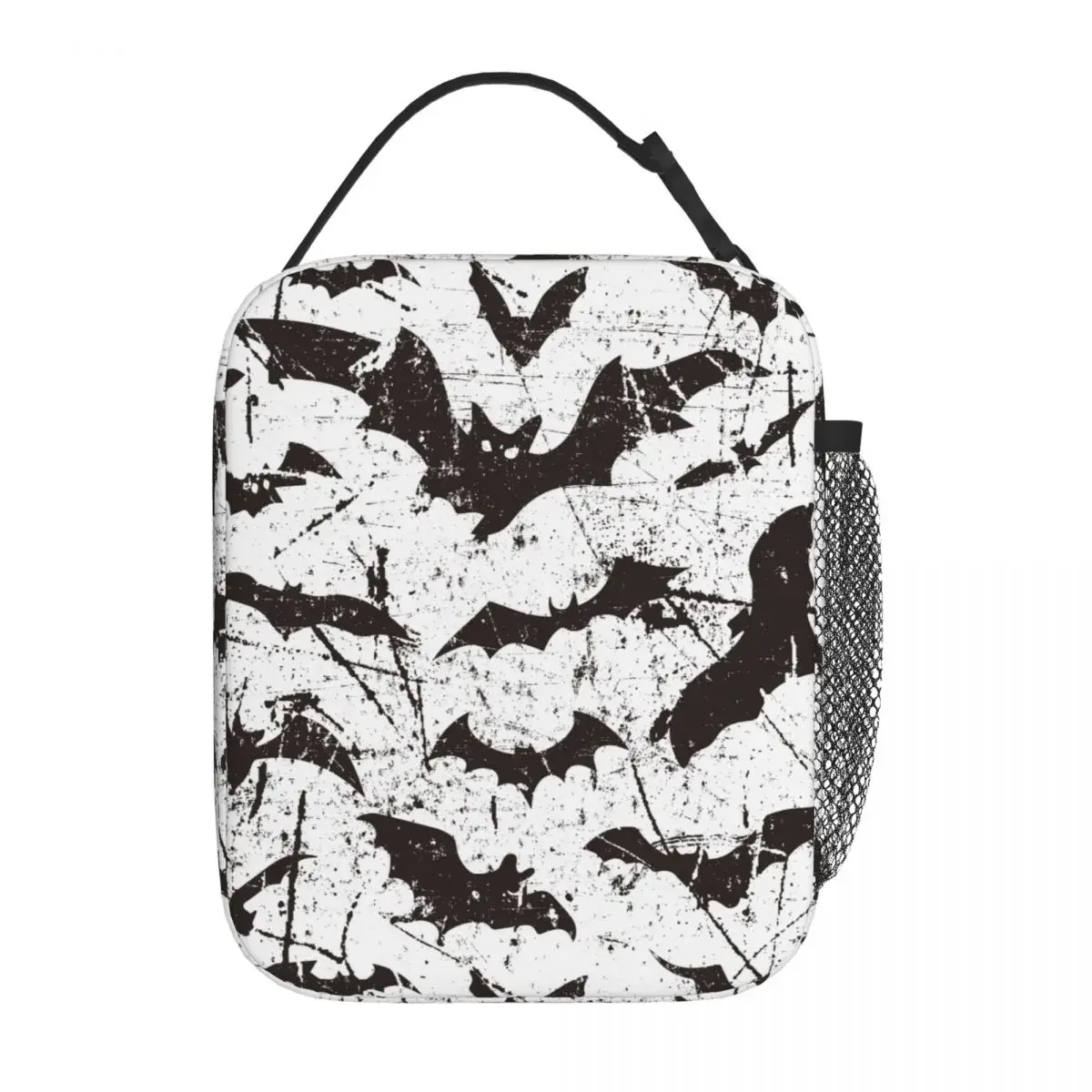 Halloween Bats Insulated Lunch Bag High Capacity Meal Container Thermal Bag Tote Lunch Box College Travel Bento Pouch