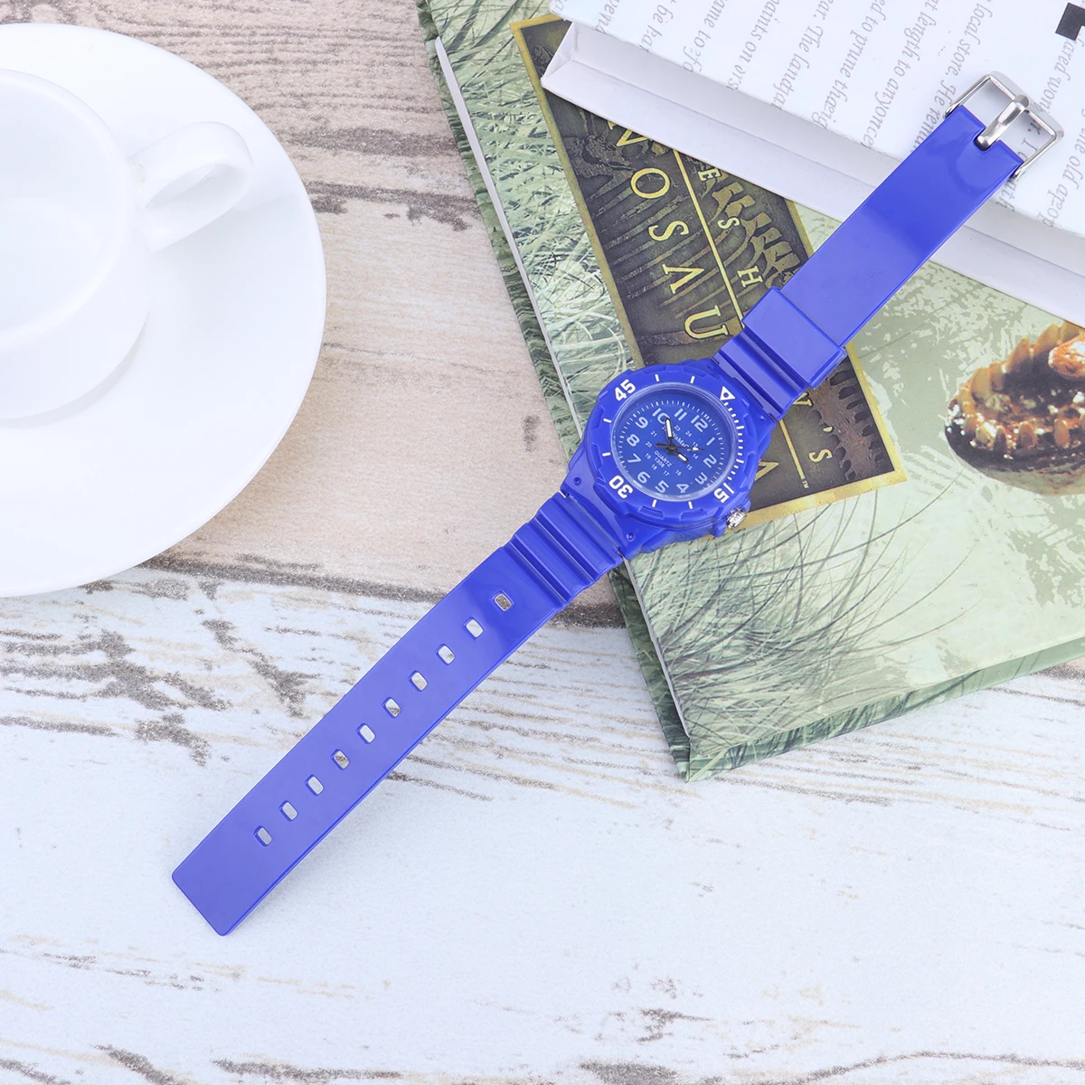 Silicone Quartz Watch Kids Watches Sports Wristwatch Durable Precise Timekeeping Arabic Numerals Display Fashionable Children