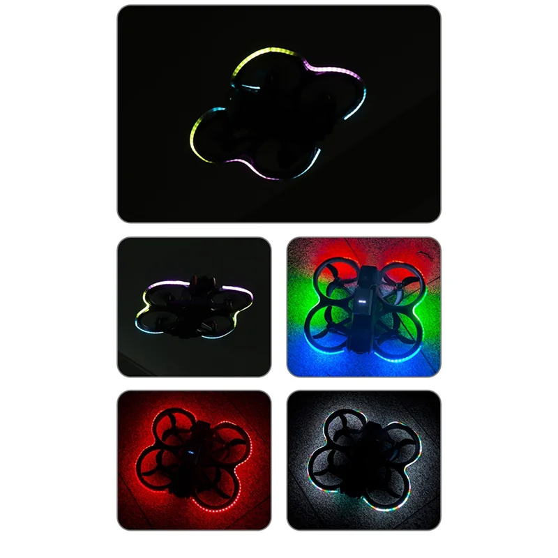 CJSD-For DJI AVATA 2/NEO Drone Luminous LED Light Strip Adjustable Lamp Belt Drone Lights Night Flight Switch