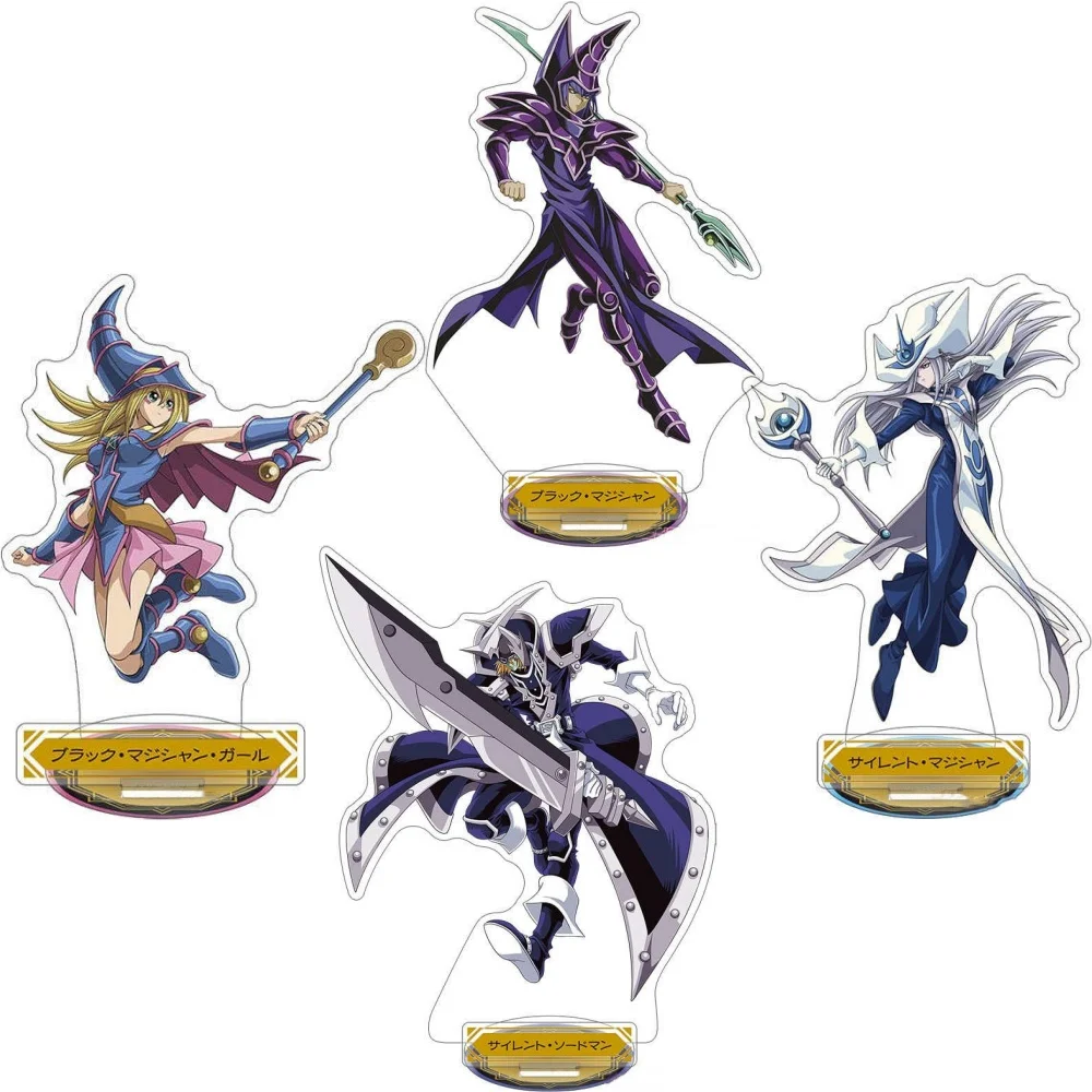 Loen Anime Peripheral Store Yu-Gi-Oh! Silent Swordsman Dark Magician HD-Figur, Acrylständer,