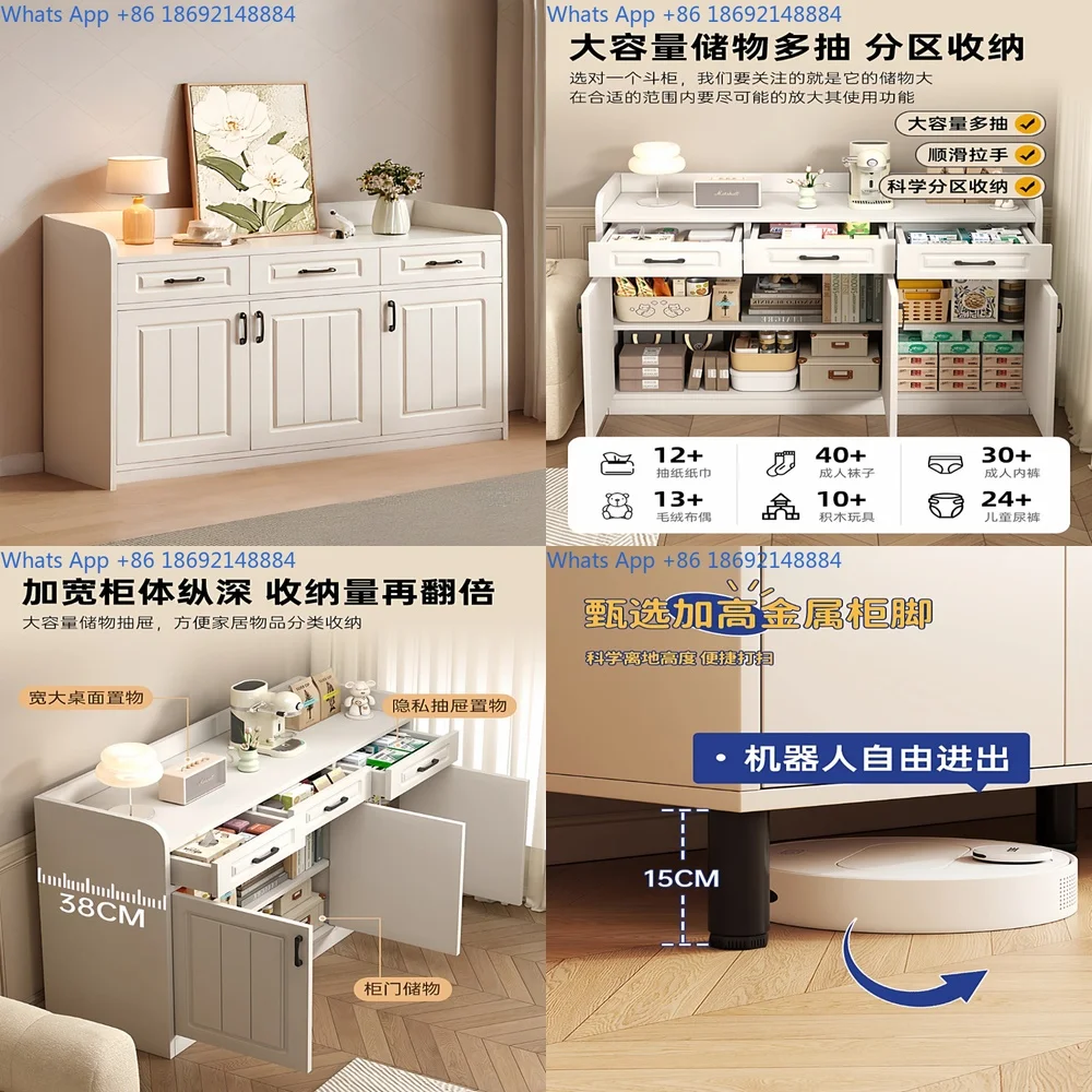 

5 Drawer Storage Cabinet for Bedroom Living Room Minimalist Modern Bedside Organizer