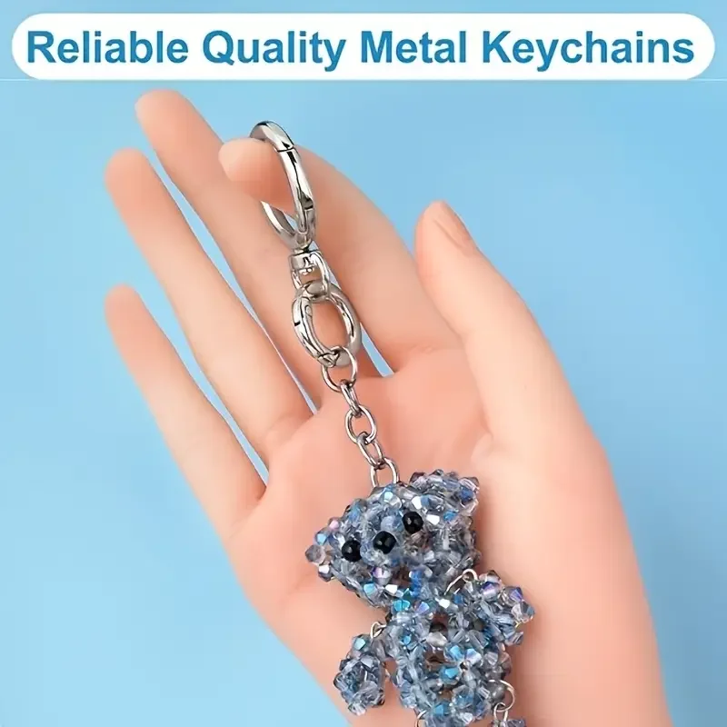 Round Keychain Clasps and Spring Snap Rings