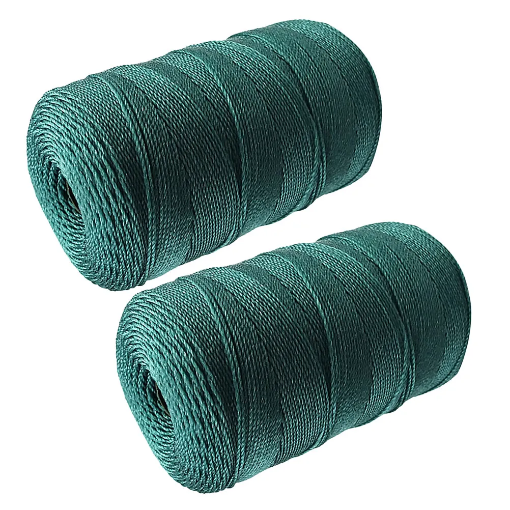 2Pcs Nylon Fishing Net Repair Rope Braided Strong Tensile Strength Lightweight Portable for Net Mending Shrimp Traps Gear