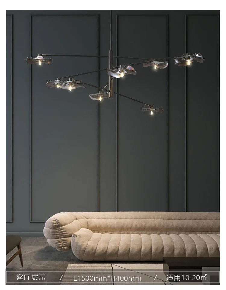 LED Chandelier Lighting Dining Living Room Plated