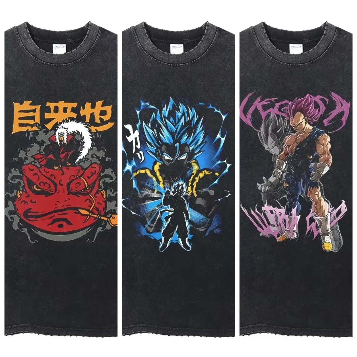 Anime Dragon Ball Stampato Canotte da uomo Estate Y2k Cotone lavato Vintage Gilet da palestra Camicie senza maniche casual da donna Steetwear