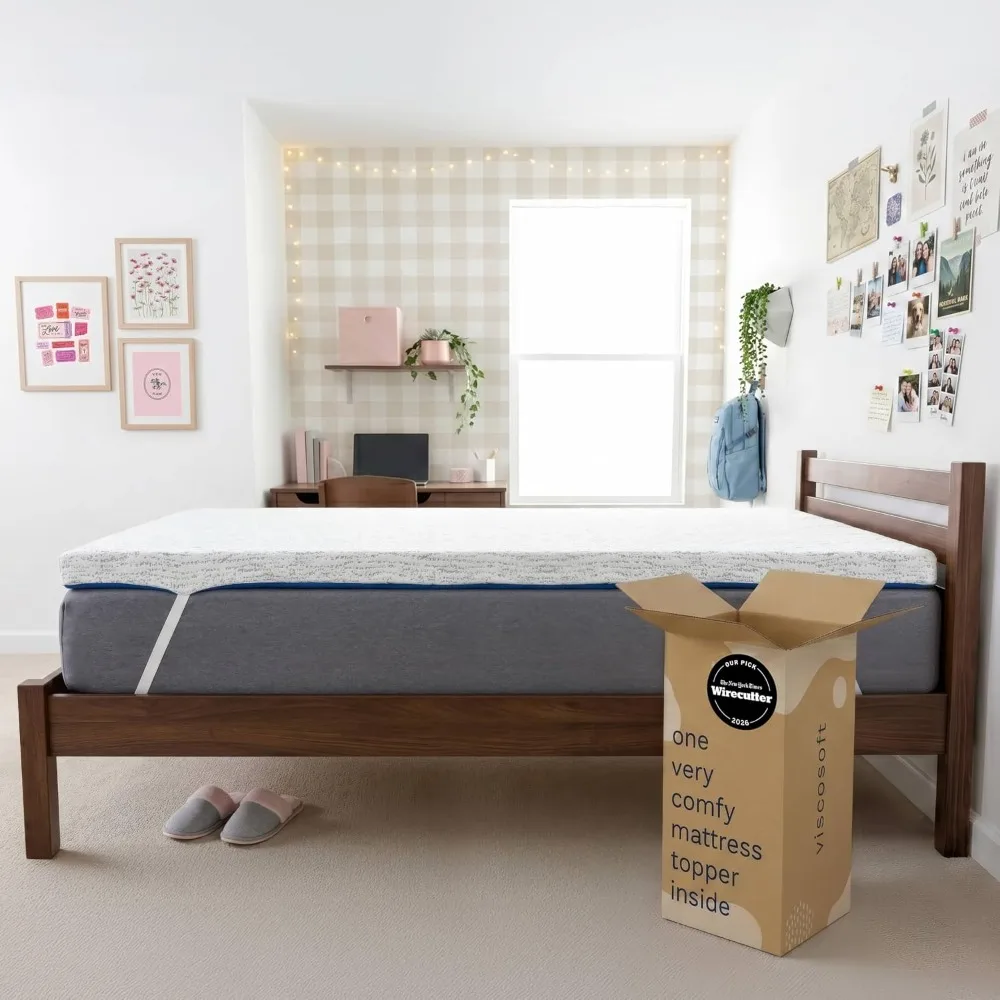 3 Inch Memory Foam Mattress Topper Twin XL, Select High Density Ventilated Extra Long Mattress Pad, Premium, Customized