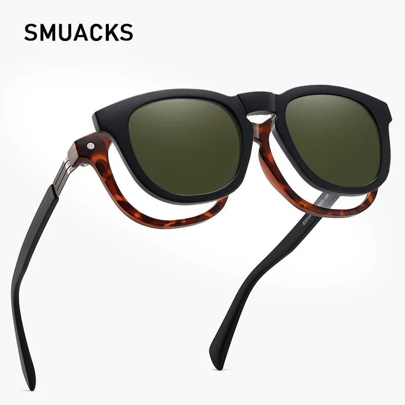 

Sun Glasses Man Clip On Polarized Sunglasses Women Fashion Folding Glasses Luxury Brand Vintage Myopia Optical Eyelasses Frame