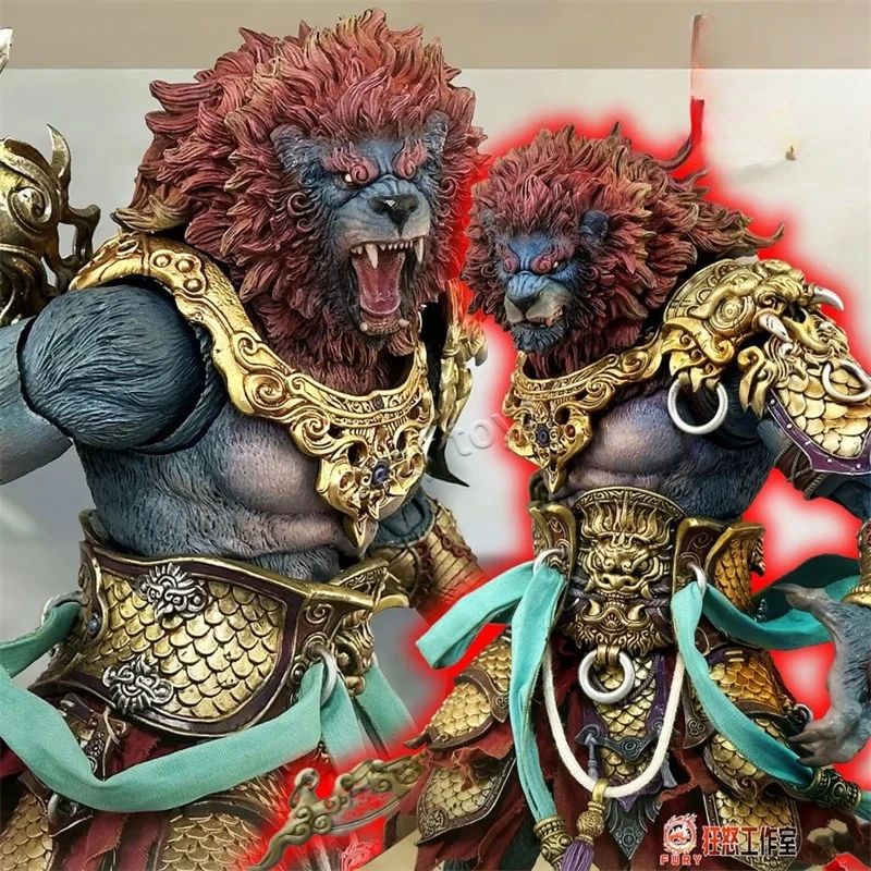 Fury Toys 1/12 Collectible Figure Demon Force Lion Camel Ridge Azure Lion Full Set Model 24CM Action Figure Body Toys