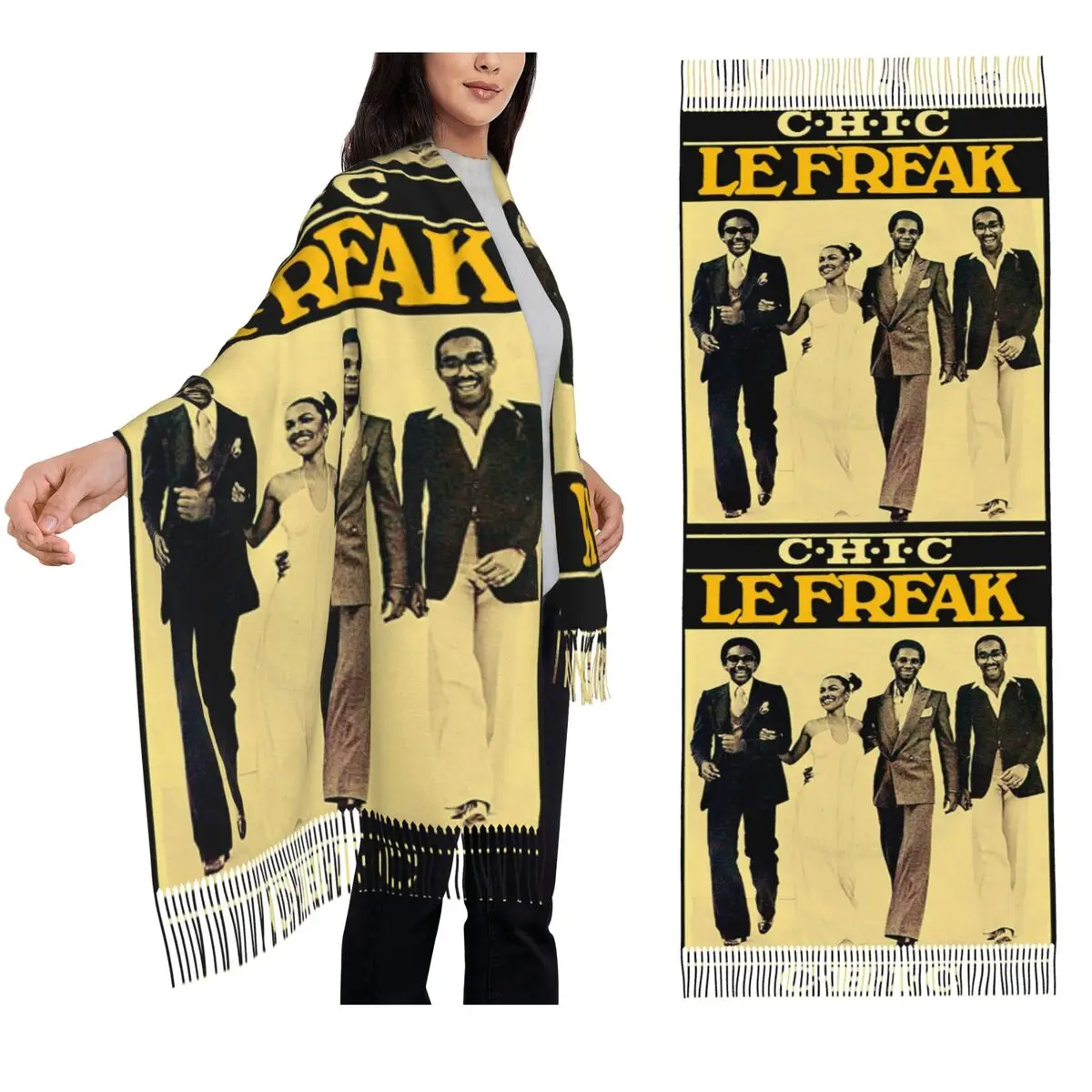 

1, шикарный шарф с кисточками для женщин, мягкие теплые шали и накидки, длинная осенне-зимняя шаль