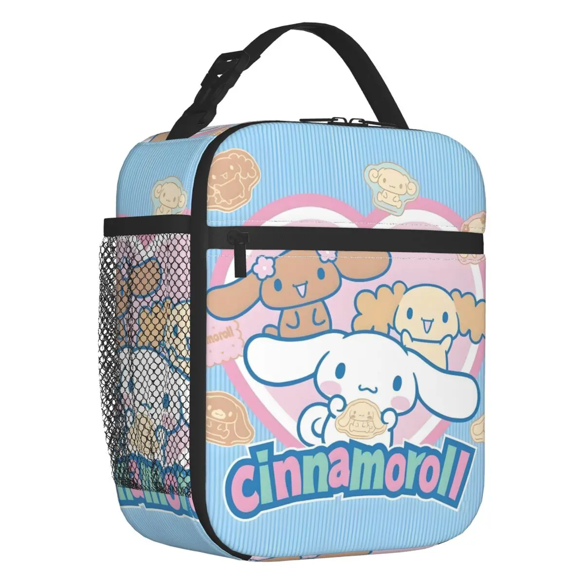 

Custom Sanrio Cinnamoroll Cartoon Lunch Bag Women Cooler Warm Anime Cute Insulated Lunch Boxes for Kids School
