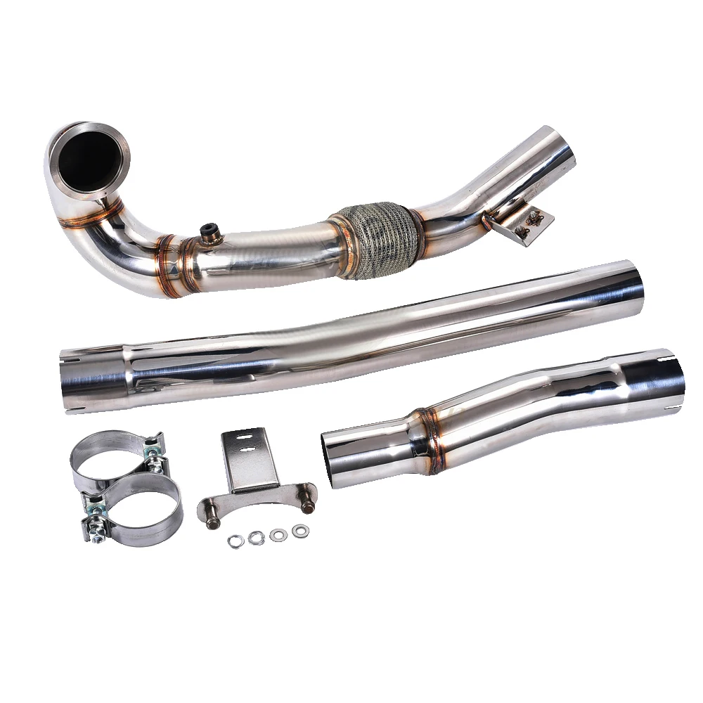 Downpipe For MQB MK7 MK7.5 Golf R A3 Quatt ro S3 8V 8S TT TTS 2.0 TFSI 2014+ for GOLF MK7 R 2.0T 2014+ A3/S3 8V 2.0T 2014+ model