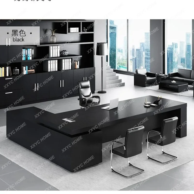 XX Atmospheric Beautiful Office Desk Comfortable President Popular Office Desk Written Working Offcie Furniture