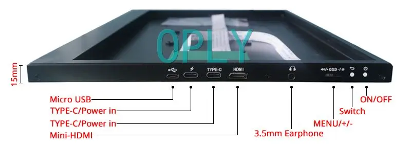 Imagem -05 - Tipo-c Mini Placa Controladora Edp Usb Compatível com Hdmi com Caixa de Metal para Ipad 1536x2048 9.7 Painel de Monitor de Tela Diy