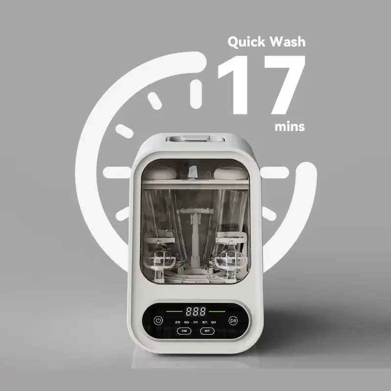 for Upgraded Bottle Washer Pro All-in-One Smart Aluminum Baby Bottle Washer Sterilizer Dryer Cleaning Machine Replaces Hand - view 5
