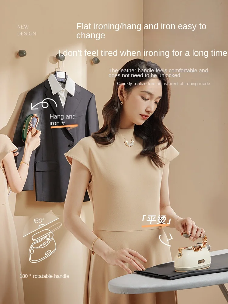 Hand-held Hanging Ironing Machine Household Disinfection Steam Iron for Clothes Portable Foldable Ironing Clothes Electric Iron