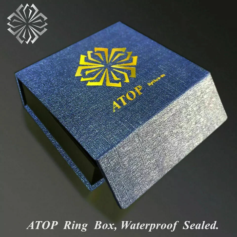 خاتم الخطوبة من كربيد التنجستن عيار 925 للرجال مقاس 8 مم #5