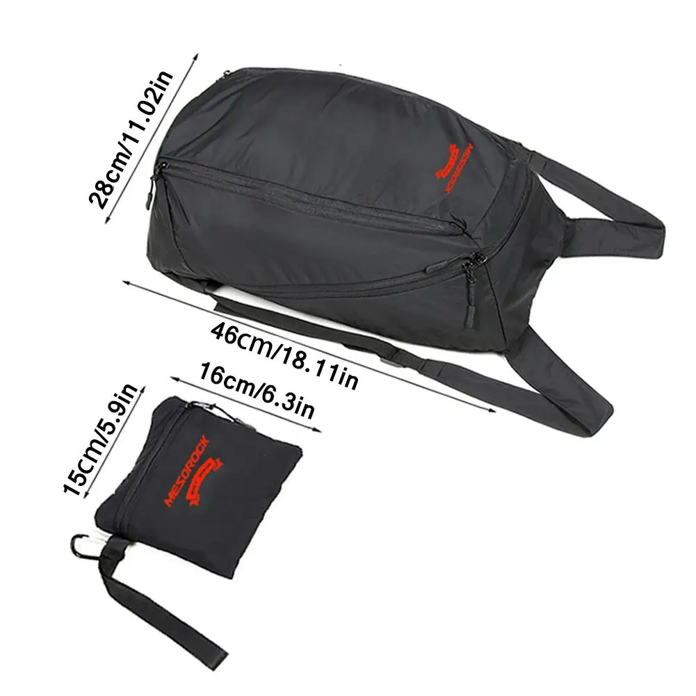 Sacos de bagagem de viagem para motocicleta mochila expansível capacete de grande capacidade saco impermeável para laptop para equitação 20-28L