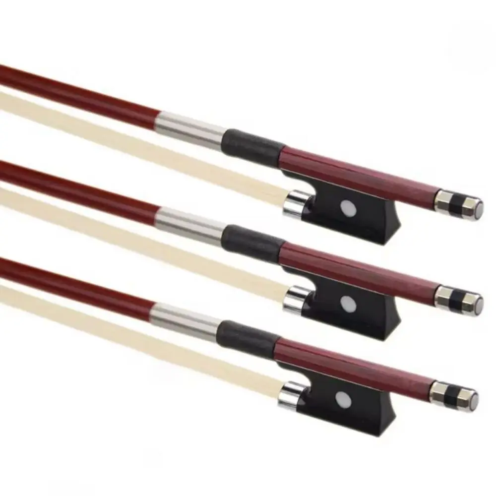 High Quality 1/4 1/8 1/10 Violin Bow Smooth Play Great Balance Horsehair Beginner Practice Carbon Fiber Bow for Music Parts