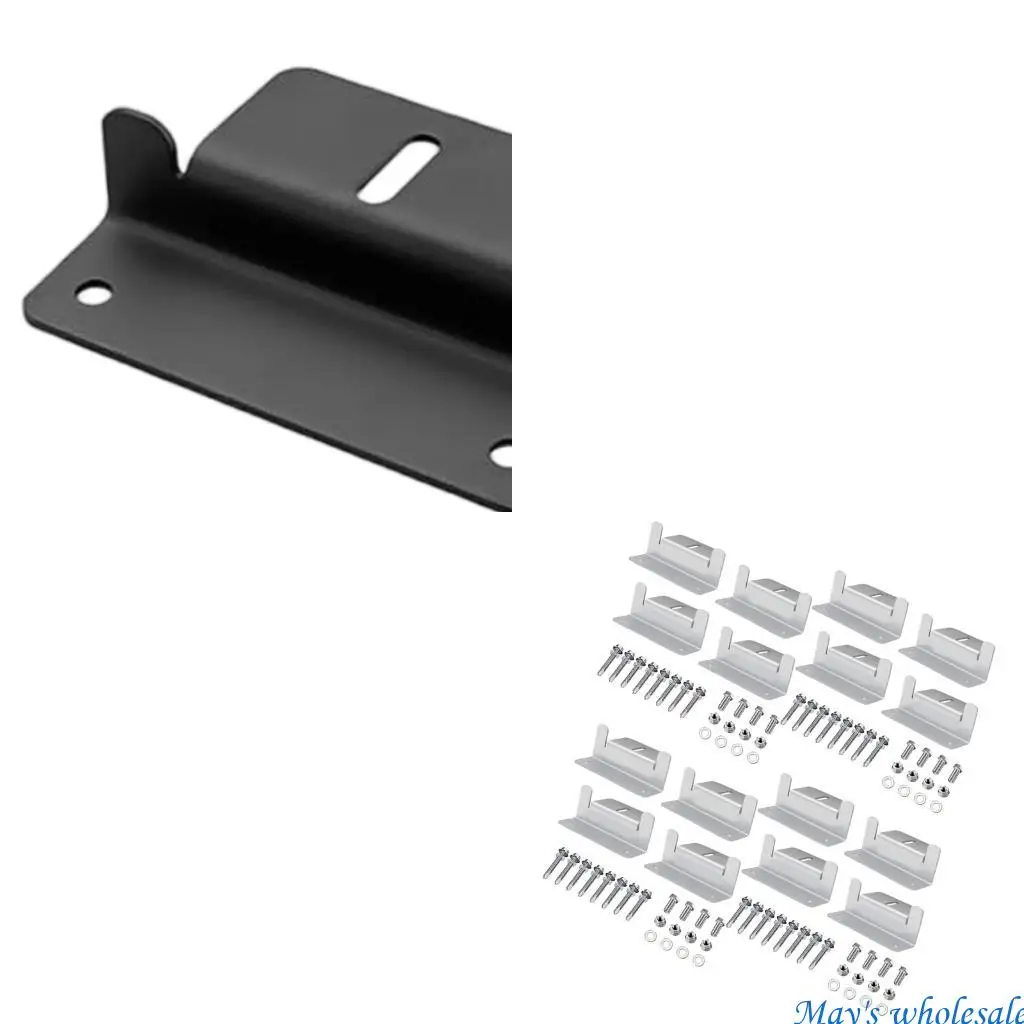

Versatiles Solars Panel Z Brackets Set High Capacity Metal Mounts for Easy Adjustable Installation 448A
