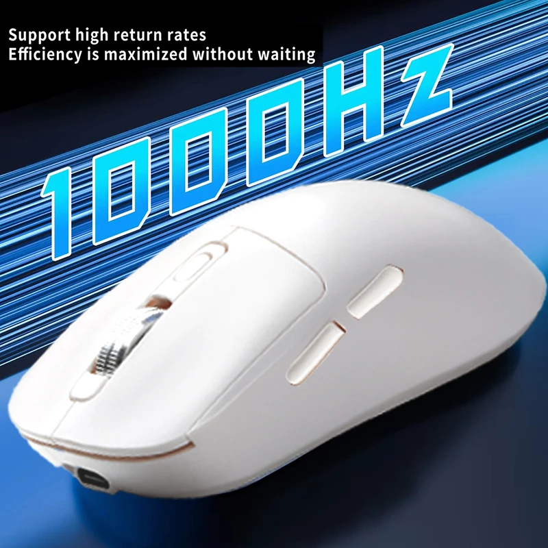 Wireless Gaming Mouse 500mA Battery Level Display Ergonomics Bluetooth-compatible Office Mouse For PC Laptop Universal Mause