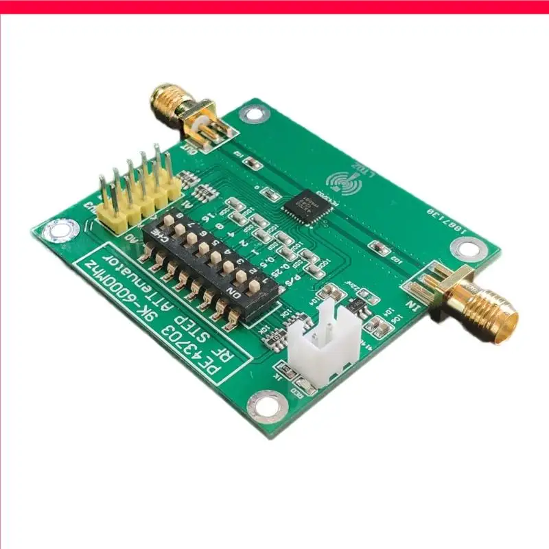 96GD PE43703 Kontrol Numerik Modul Attenuator RF untuk 5V Paralel/Serial Langsung Modul Attenuator 9KHz-6GHz