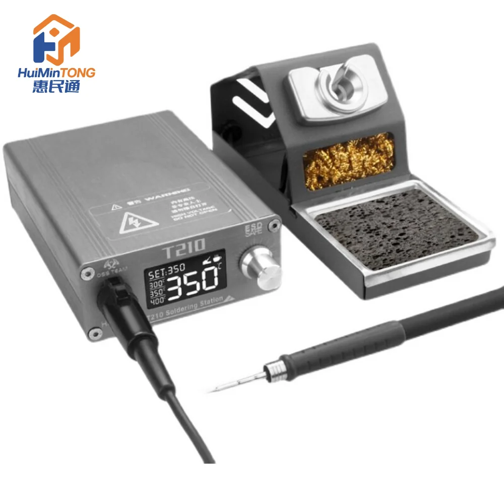 OSS T210 Soldering Station 75W Adjustable Temperature Welding Tool Kit Home Repair