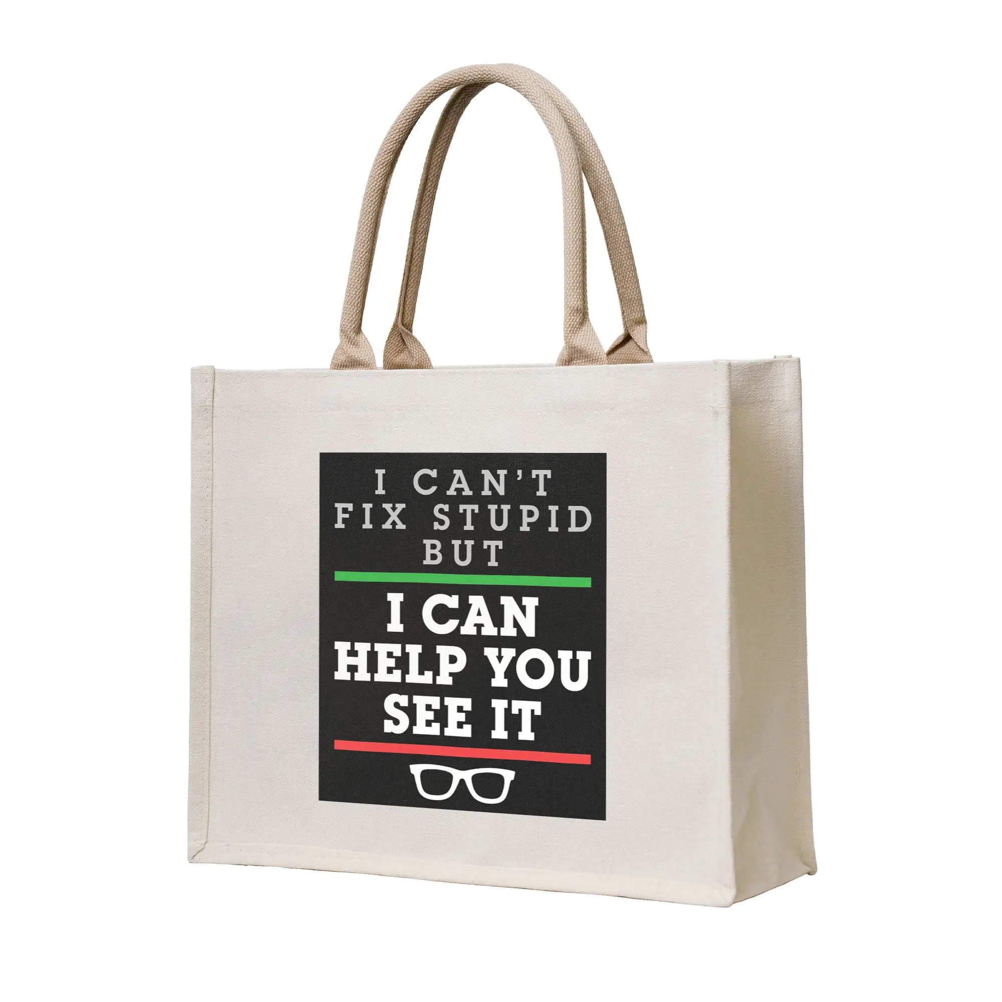 

Холщовая сумка-тоут для женщин: для путешествий, на плечо, для покупок, с надписью «Офтальмолог: «Видят ли глупцы»»