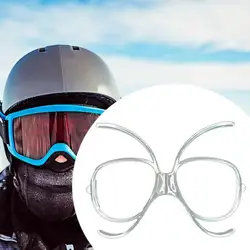 Ski Goggle Insert Adjustable Adapter Flexible Optical Bendable Inner Frame For Glasses Wearers Outdoor Skiing 