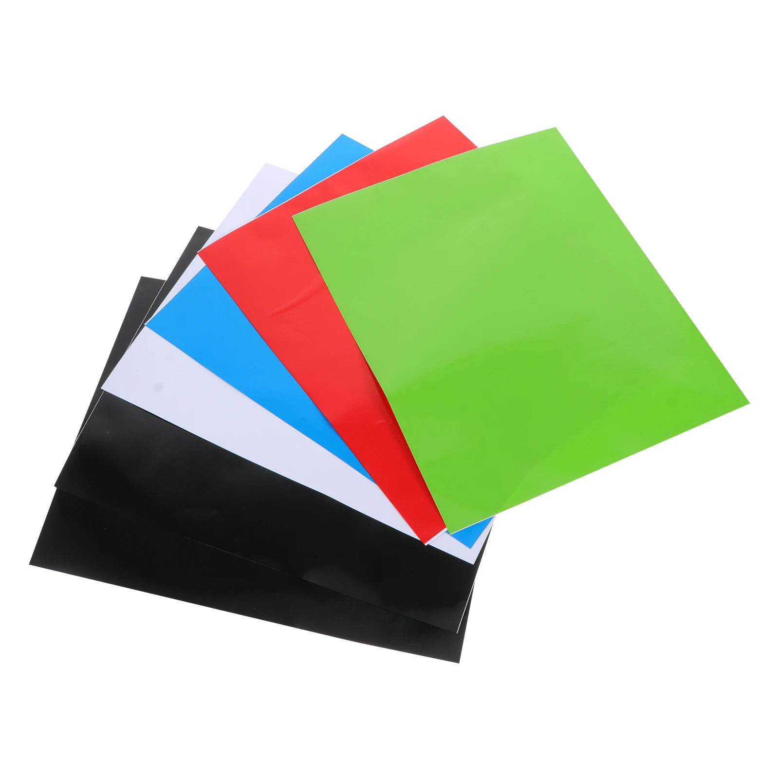 

6 Sheets 30x25cm Self-adhesive PVC Vinyl Lettering DIY Engraving Film Black White Red Blue Green Removable Craft Decor Storage