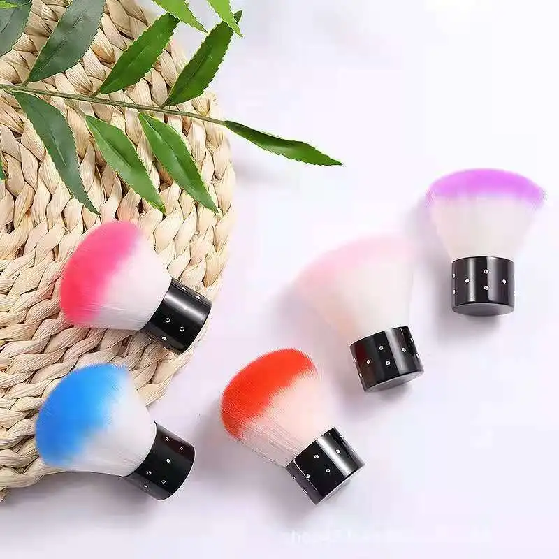 Brosse à ongles douce avec manche, 1 pièce, plus lente, élimine la poussière, petit angle, livres, outils de manucure, nail art