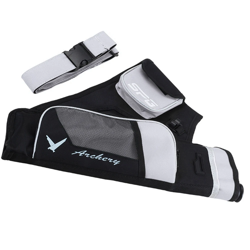 أكياس السهم 3 أنبوب جعبة قابل للتعديل حامل الخصر الكتف ل قوس منحني ومجمع حمل حامل تخزين الصيد