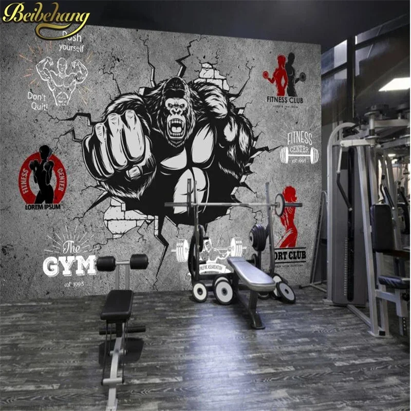 Custom Photo Mural Wallpaper 3D sports Hercules Wall Paper Living Room Sofa TV Background  decoration Stickers