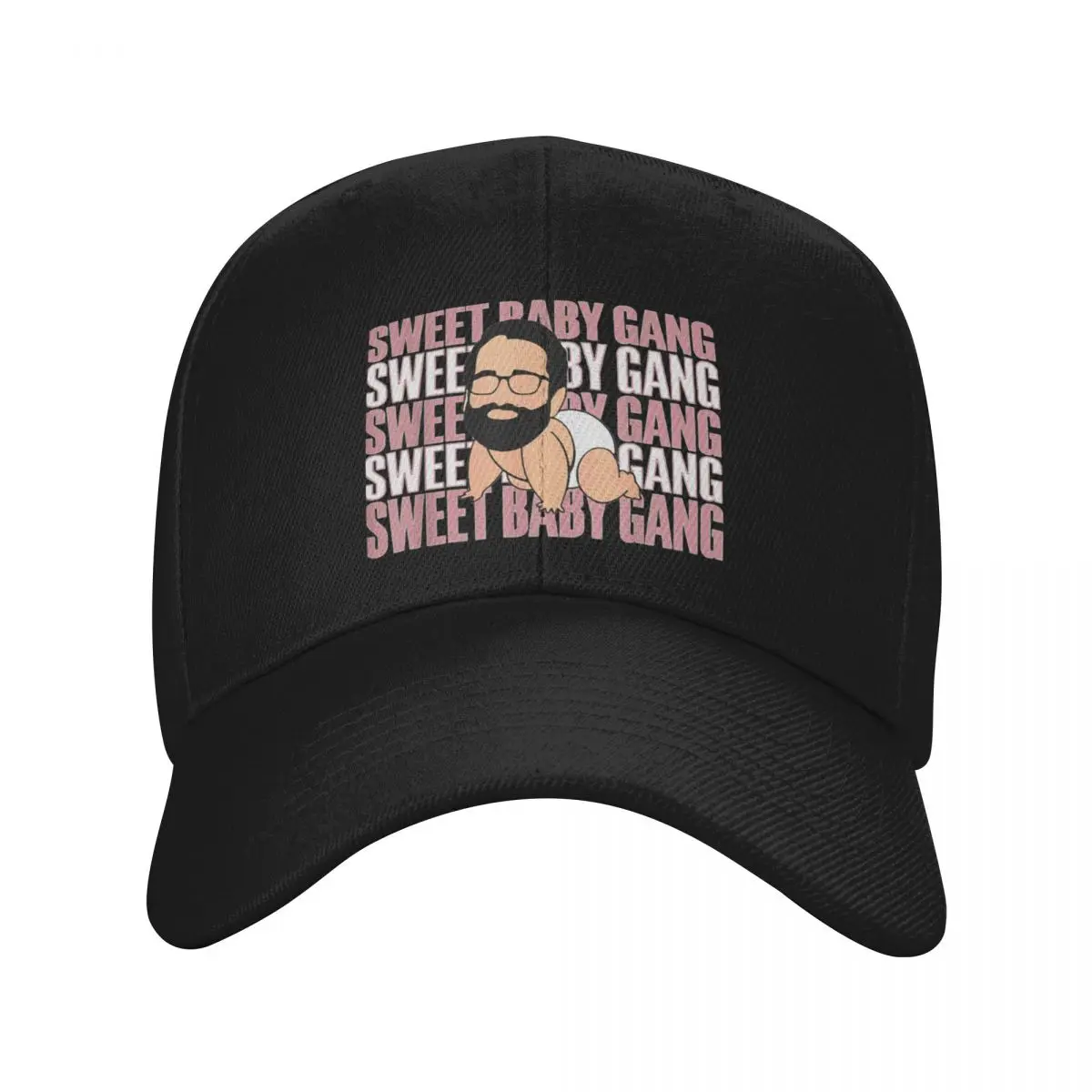 

Классическая бейсбольная кепка Sweet Baby Gang, пляжная сумка, Кепка для гольфа, шляпа в западном стиле, уличная мода для женщин и мужчин
