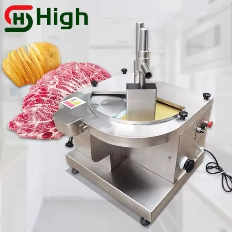 

Meat Slicer Machine Commercial Use 12" Blades 0.2~16mm Adjustable Thickness Electric Household Slicing Machine Deli Food Slicers
