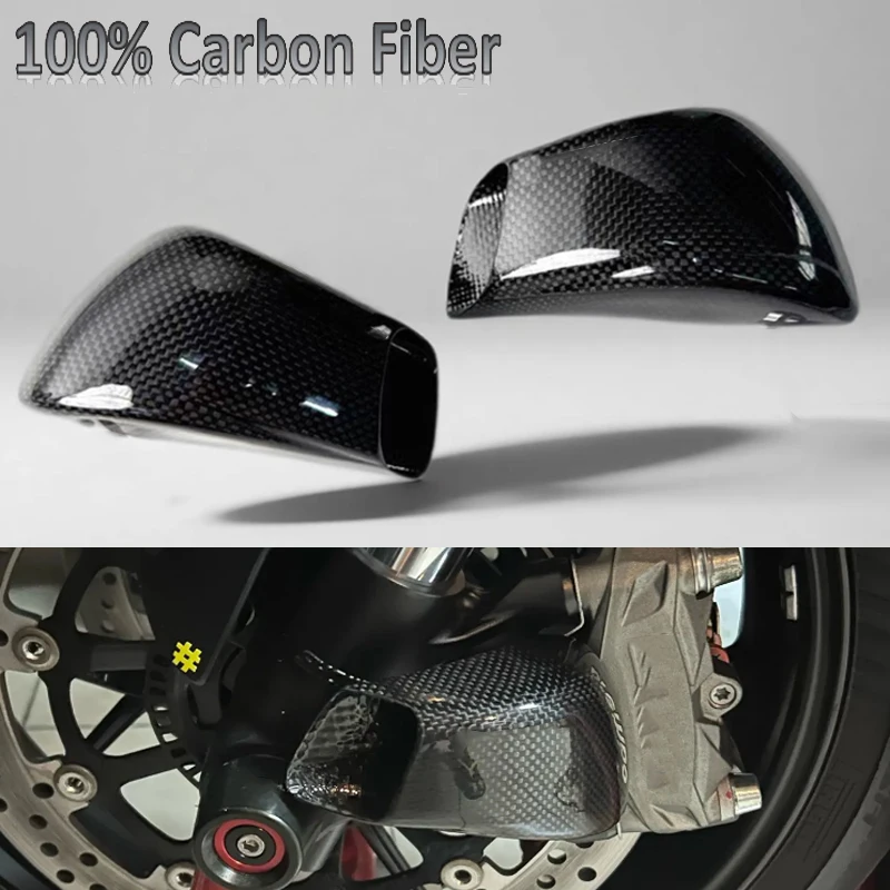 Motorcycle Air Ducts Brake Caliper Radiator Cover For DUCATI PANIGALE V2 899 959 1199 1299 Hyper 950 Multistrada V4 Carbon Fiber