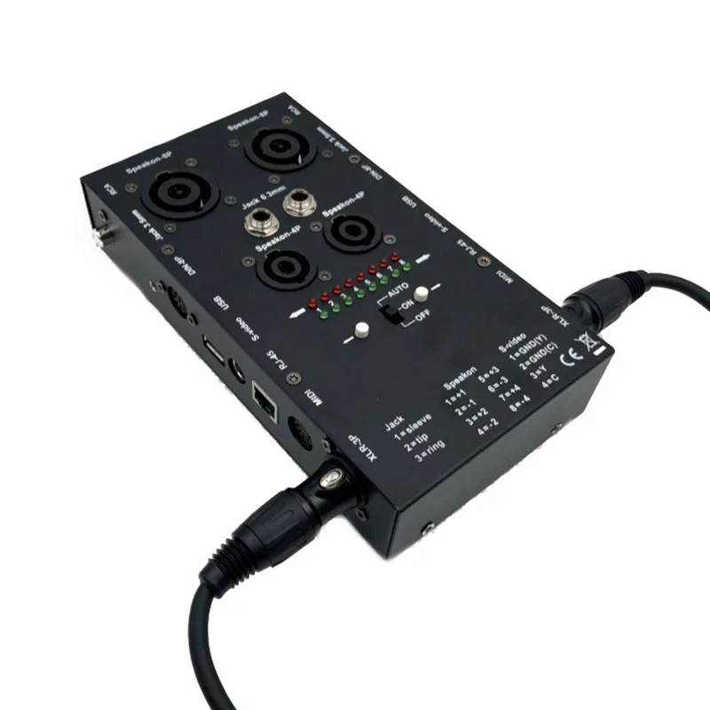 جهاز اختبار الخط متعدد الوظائف، جهاز اختبار الصوت XLR، جهاز اختبار خط الإشارة، صندوق اختبار قياس كابل التشغيل والإيقاف لشبكة HDMI